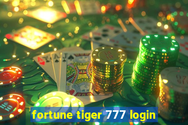 fortune tiger 777 login